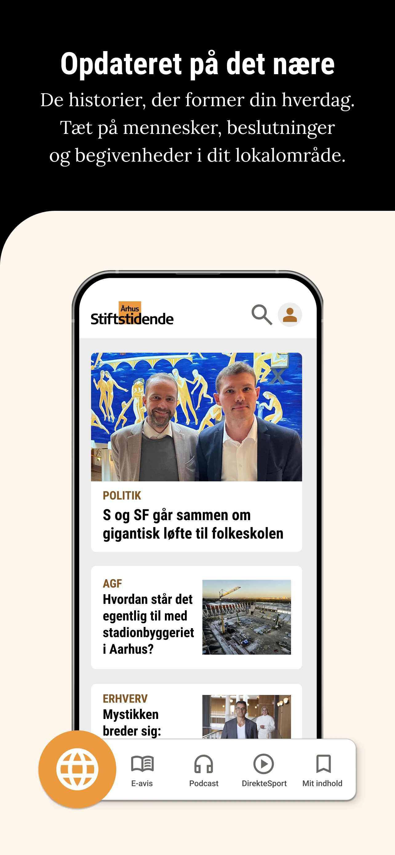Århus Stiftstidende screenshot