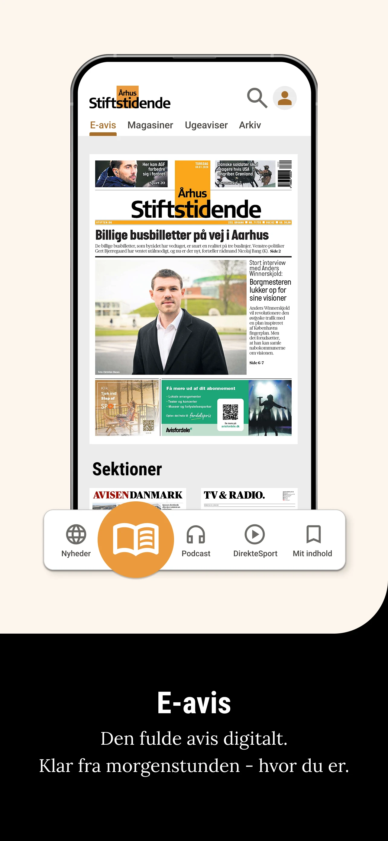 Århus Stiftstidende screenshot